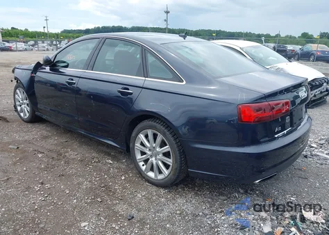 2016 Audi A6 3.0T Premium Plus from USA, damaged, VIN WAUFGAFC3GN167573